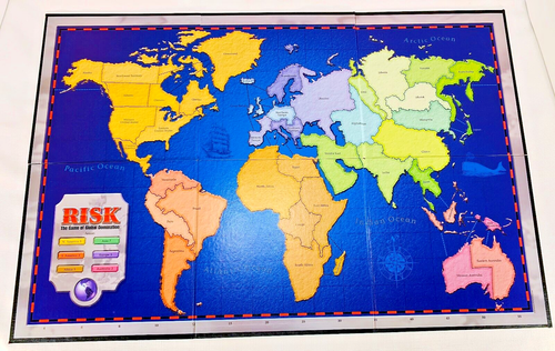 1998 Risk Board Game by Parker Brothers Complete in Very Good Cond FREE SHIPPING - Picture 6 of 8