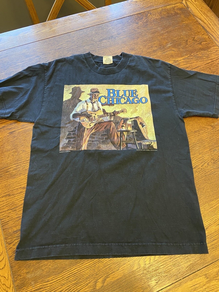 Blue Chicago Shirt Sz L | eBay