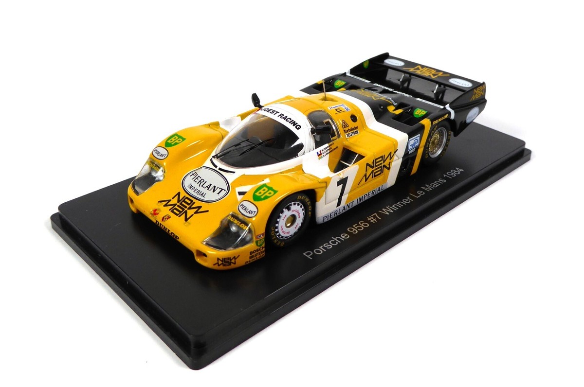 限定車 Spark 1/43 PORSCHE 956 Porsche 956 #7 Winner Le Mans 1984 - 1:43 Spark Hachette Model Car