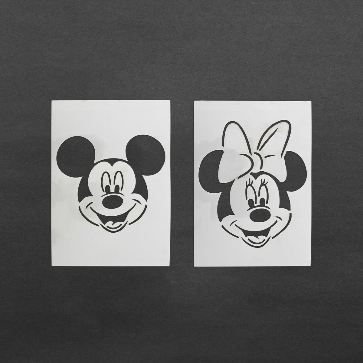 Mickey And Minnie Mouse Stencil