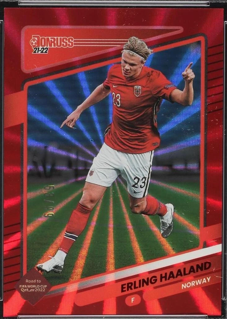 25+ Panini Donruss Road to Qatar Erling Haaland #100 Trading Card