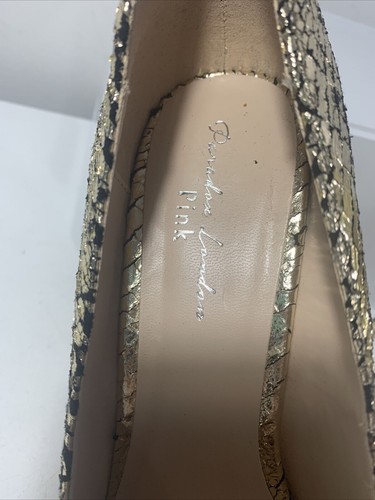 PARADOX Stunning Gold Stiletto heels. Size 6 - Picture 5 of 10