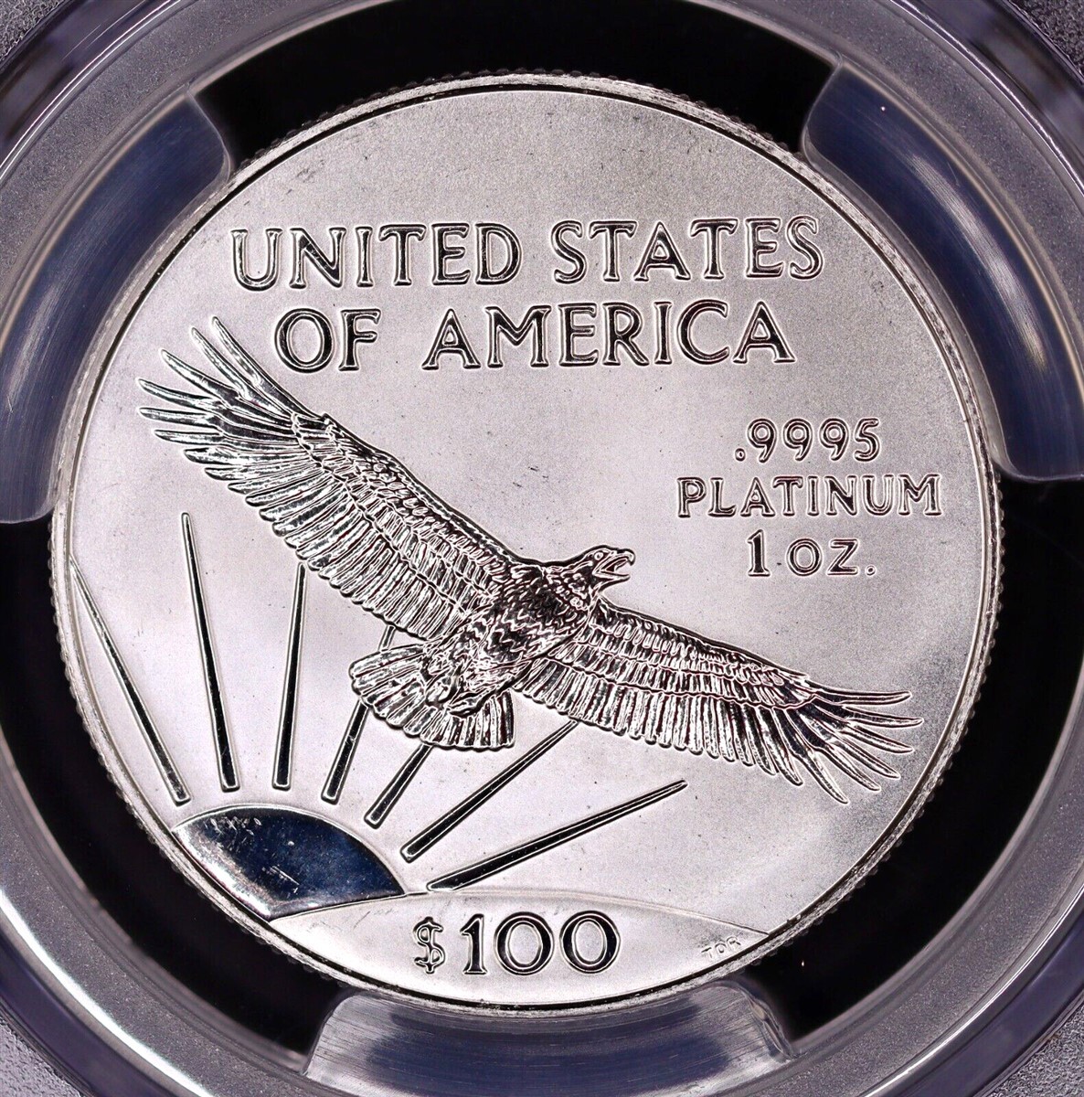 1997 $100 1 oz Platinum Eagle PCGS MS69 - First Year of Issue | eBay