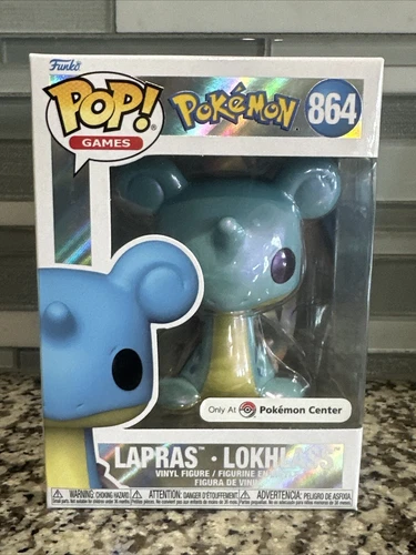 Funko Pop Lapras Pearlescent Pokemon Center Exclusive Figure Pop Games #864 NIB