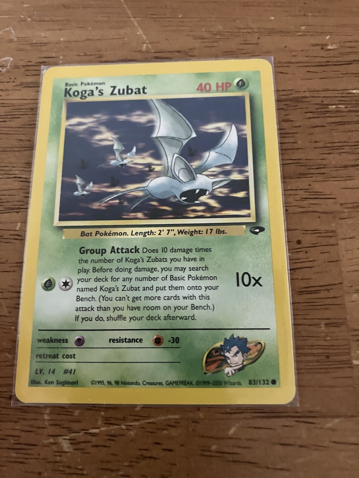 Koga's Zubat 83/132 Gym Challenge Regular