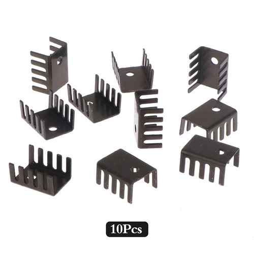 10pcs TO-220 Aluminum Profile 7805 Heatsink 781 Radiator Heat Sink 19*15*10MM