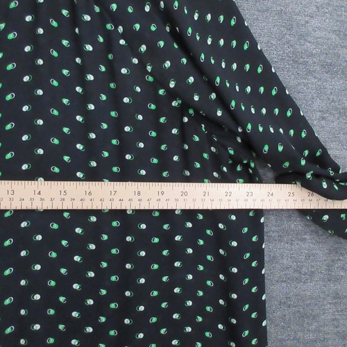 Cabi Blouse Womens L Button Up Tunic Oversized Polka Dot Long Sleeve Collared - Picture 5 of 9