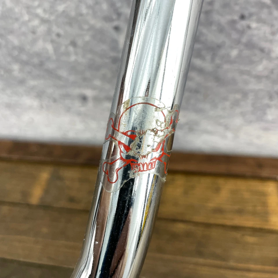 Manillar S&M Slam Bar Dancing Man Old School BMX Freestyle 2 piezas Cromo Corte S&M Foto 3 de 4