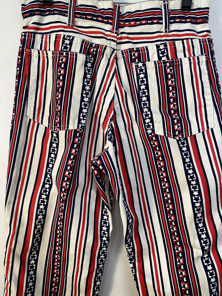 60〜70's levi's stripe shorts BIGE Vintage 60s 70s NOS Levi's Big E Womens Striped Shorts Sz 28