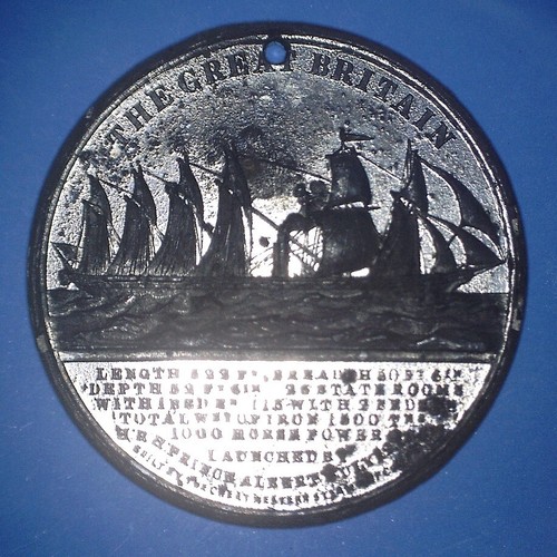 HISTORIC S.S. GREAT BRITAIN LAUNCHED 19 JULY 1843 BY PRINCE ALBERT - *56919027