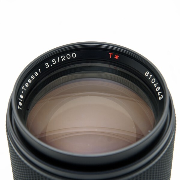 Contax Carl Zeiss Tele-Tessar T* 200mm f/3.5 Lens — Germany Made