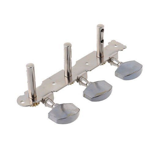 3R3L Inline Acoustic Guitar Tuning Pegs Locking Tuner Machine Heads Key Chrome - Picture 8 of 8