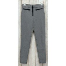 Urban Outfitters Susie Pants Size 2 Black White Gingham High Waist Zip Front