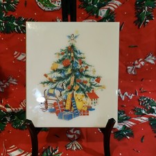 Vintage Melannco Photo Album 40 Photos Christmas Tree New Rare