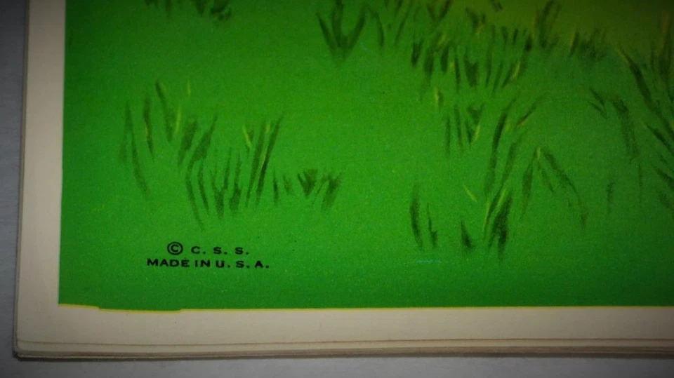 C.S.S. DE COLECCIÓN AÑOS 50 GOLFING GIRL PROVOCATIVA BOLA CAÍDA 20x15" PÓSTER GENIAL Foto 4 de 4