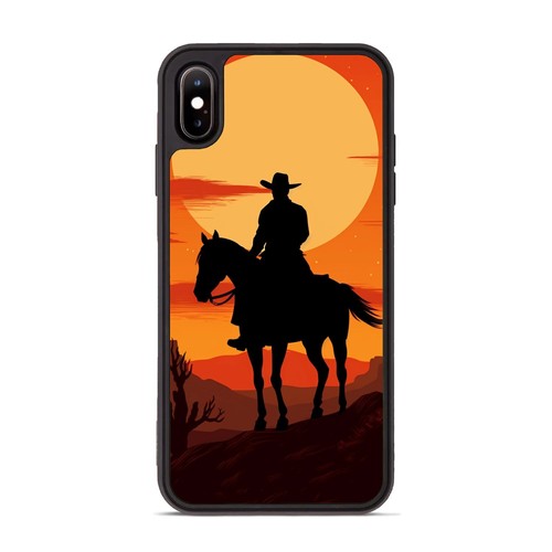 Phone Covers For iPhone XS 11 12 13 14 15 16 Pro Max desert cowboy riding - Picture 2 of 25