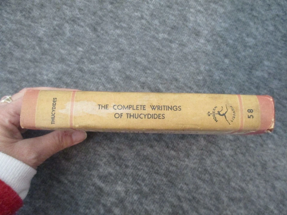 1934 THE COMPLETE WRITINGS OF THUCYDIDES *RARE* FIRST MODERN LIBRARY HC w/ DJ - Image 4 of 4