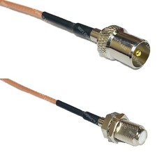 RG316 DVB TV Pal Male to F FEMALE RF Cable Rapid-SHIP LOT