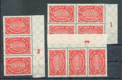 DR-INFLA LICENSE PLATE NUMBERS 257** MNH MINT NEVER HINGED (70013