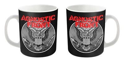 Agnostic Front ''Against All Eagle'' weiße Tasse - NEU