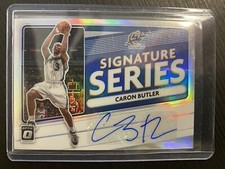 2020-21 Optic Caron Butler Signature Series Silver Holo Auto Wizards