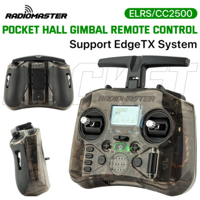 RADIOMASTER Pocket Hall Gimbal RC Transmitter ELRS/CC2500 Remote ...