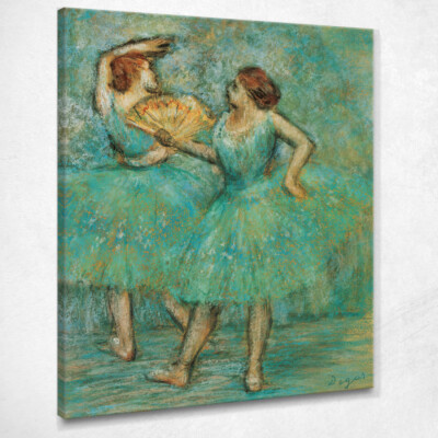 Due Ballerine 1905 Edgar Degas, edg100 quadro stampato su tela