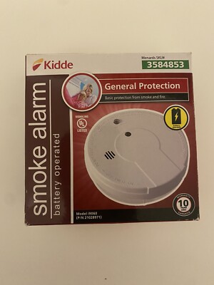NEW Kidde Battery Operated Smoke Alarm i9060 Smoke Detector