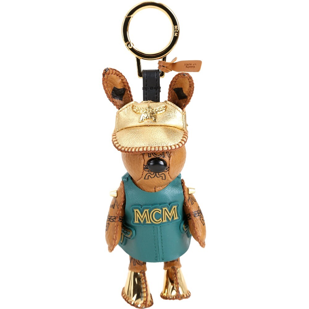 MCM Rabbit logo Handbag Animal charm brown | eBay