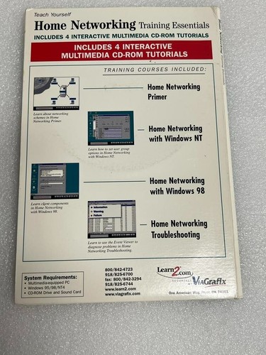 ViaGrafix Home Networking Training Essentials Kit CD-ROM Microsoft VTG Software - Picture 2 of 3