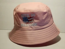 Women's Let's Go Brandon BUCKET HAT Adjustable String Outdoors Cap Adult/Teens