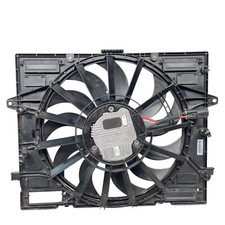 Damaged Cover* 17-23 Aston Martin DB11 Radiator cooling fan shroud w/ motor OEM