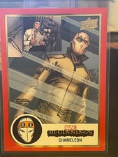 2022 Upper Deck Marvel Beginnings Volume 2 Series 1 Red Border #11 Chameleon