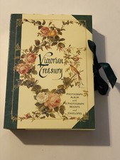 Victorian Treasury Photograph Album w/ Photo Mounts and Envelopes Cutout Pages