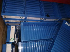 Treston 6020-6 Blue 600x186x82 Drawer Shelving Box Shelving Boxes Storage Boxes