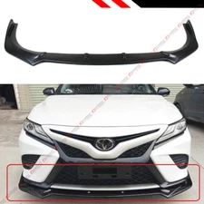 FOR 18-2020 TOYOTA CAMRY SE XSE JDM GT STYLE FRONT BUMPER SPOILER LIP SPLITTER 