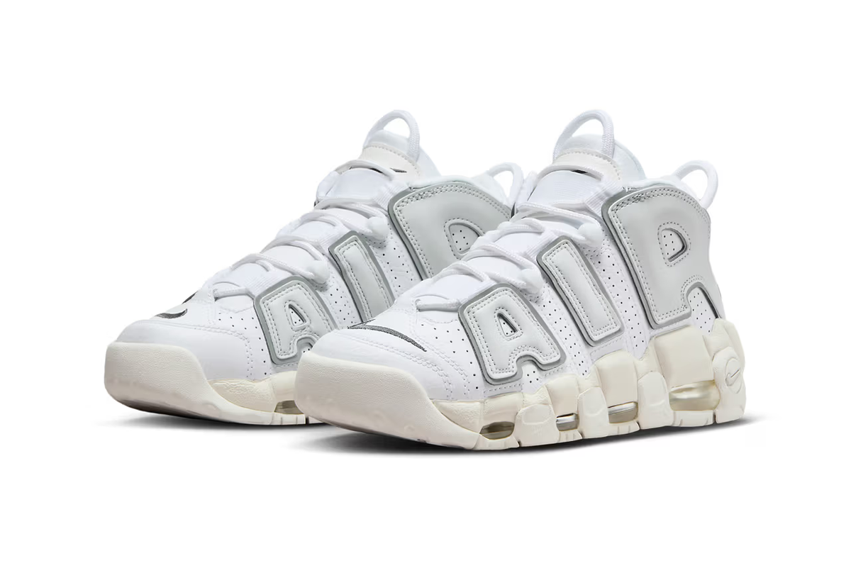 Nike Air More Uptempo White Iron Grey (Women's) FN3497-10 Nike Air More Uptempo White Iron Grey (Women's) FN3497-10