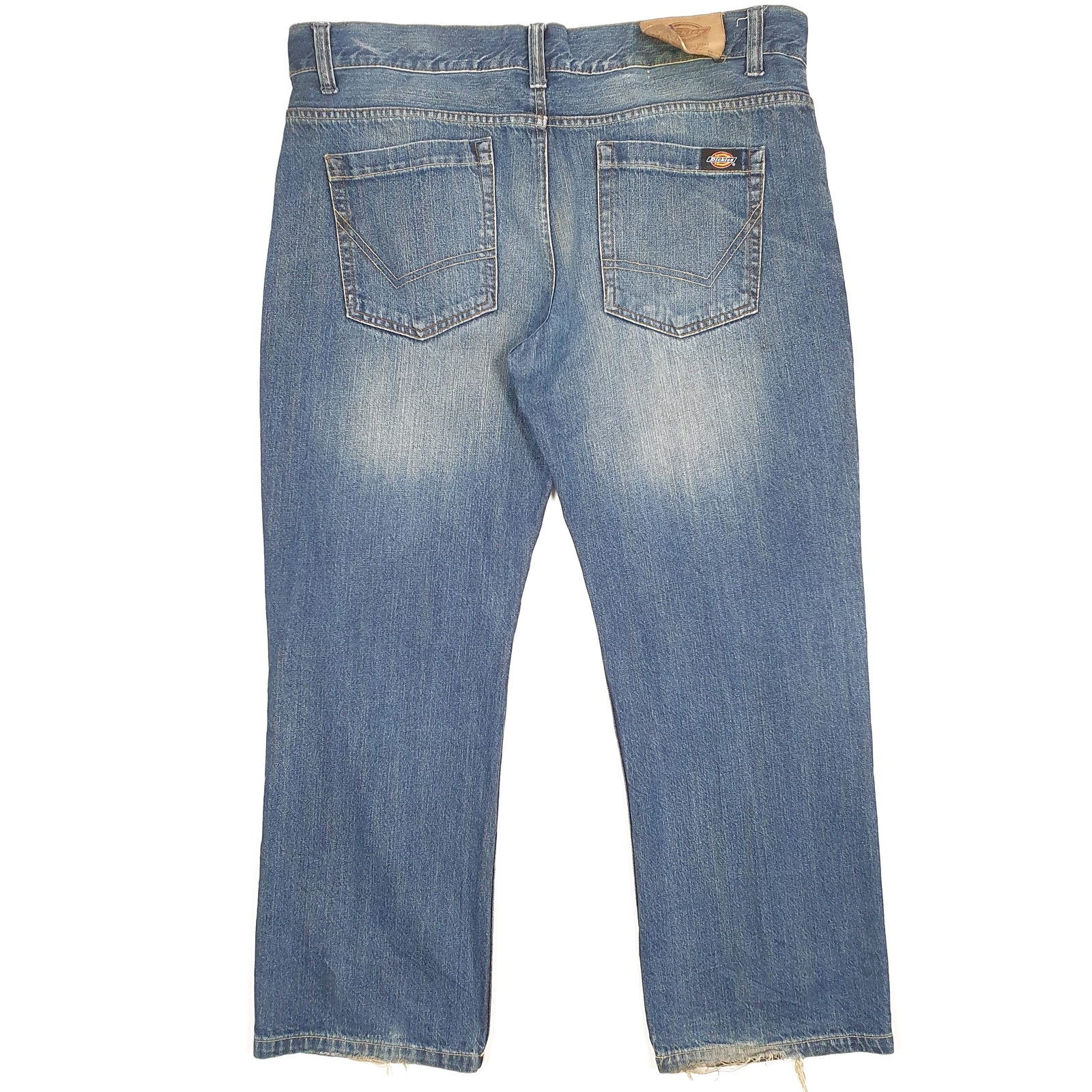 Mens DICKIES Casual Regular Fit Blue Denim Jeans Trousers W38 L29 image 3