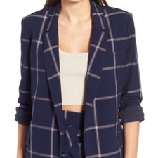 New Leith Woven Relaxed Fit Blazer Xxs $89