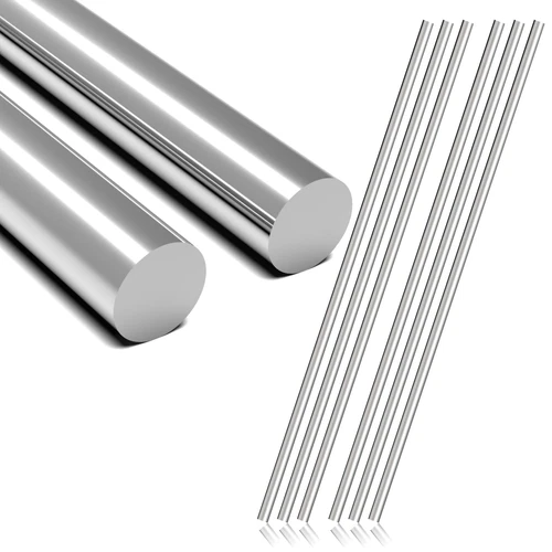 6 Pcs 304 Stainless Steel Round Rods - 5/32" Dia x 12" Length - Solid Metal S...
