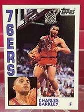 1993-94 Topps Archives Charles Barkley basketball card #44 76ers 1984 Auburn NBA
