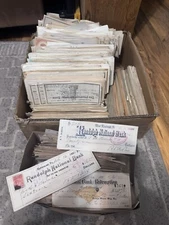 Lot Of 10 x Checks 1800’-1900’s+