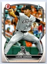 2023 1st Bowman Draft #BD-126 Lucas Gordon Chicago White Sox Baseball Card