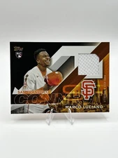 2024 Topps Series 2 Marco Luciano RC Rookie City Connect Game-Used Jersey FTF
