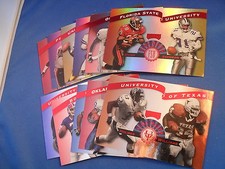 1999 PLAYOFF PRESTIGE SSD FOOTBALL - ALMA MATERS (11) JUMBO NFL CARDS *LQQK*