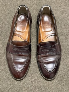 Alden 684 Full Strap Penny Loafer Men’s 9 B/D Shell Cordovan Color 8 Burgundy