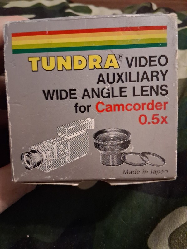 Tundra Video Auxiliary Wide Angle Lens for Camcorder 0.5x USED Free Ship from US