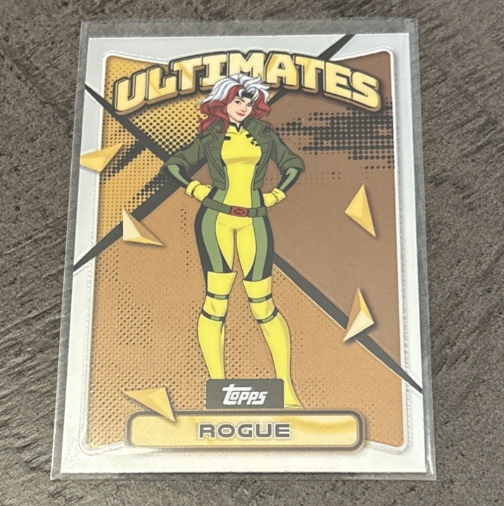 MINT 2025 Topps Finest X-Men '97 ULTIMATES ROGUE Gold Rare base card #76