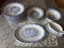 Seltmann Weiden Geschirr 22 Teilig Teller mit Goldrand Suppenteller Schüsseln  