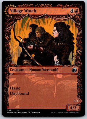 Village Watch (Showcase) U Innistrad: Midnight Hunt 297 NM